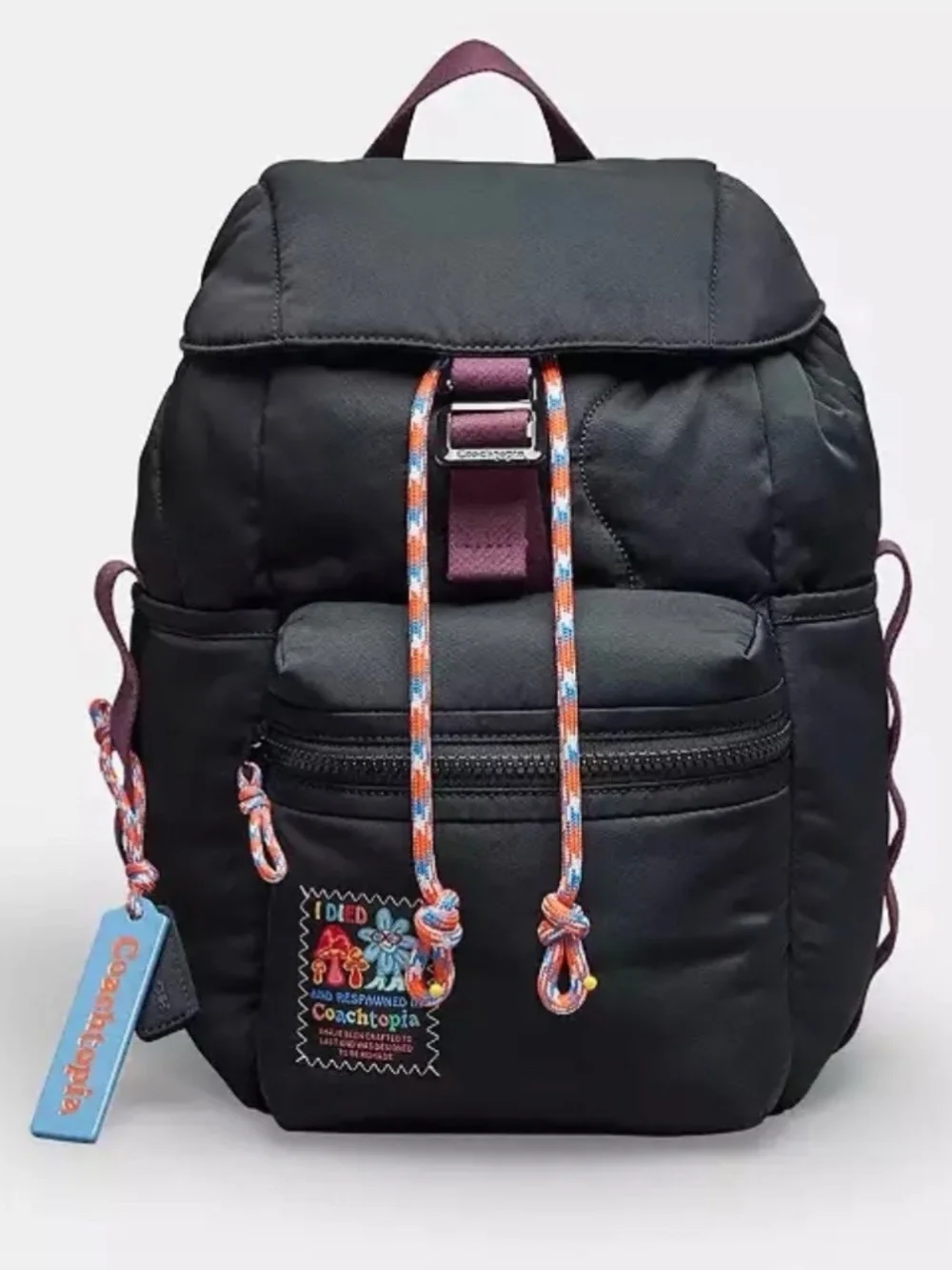 COACH Coachtopia Loop Backpack Black NWT